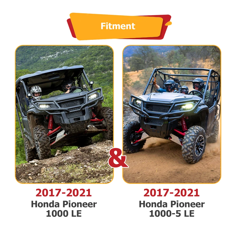 Enganche receptor delantero de 2" + montaje de cabrestante para Honda Pioneer 1000/1000-5 LE 2017-2021 Foto 2 de 4