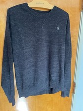 Polo Ralph Lauren Men's Size Large Gray Heathered Crewneck Sweater