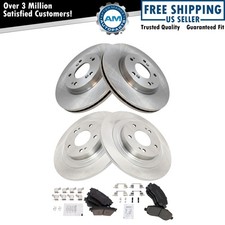 Front & Rear Brake Pad & Rotor Kit Ceramic Fits 2017-2020 Mitsubishi Outlander