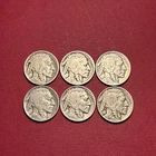 Lot Of (6) Buffalo/Indian Head Nickels ALL  (26-P, 27-P, 28-P, 29-P, 35-P, 36-D)