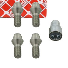 febi 27054 Felgenschloss Satz M14x1,5 für ALFA CITROEN FIAT PEUGEOT RENAULT
