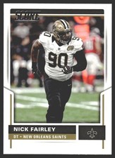 Nick Fairley #111 2017 Score New Orleans Saints