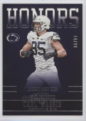 2016 Panini Penn State Nittany Lions Honors Silver 24/99 Carl Nassib #CN-PSU 0c2