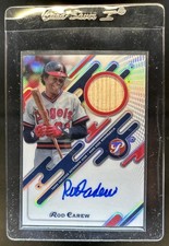 2025 Topps Pristine Rod Carew Pieces Relic Auto Bat Rookie #PPAR-RC Angels