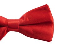 Boys Red Orange Bow Tie Little Baby Toddler Kids Adjustable Pretied