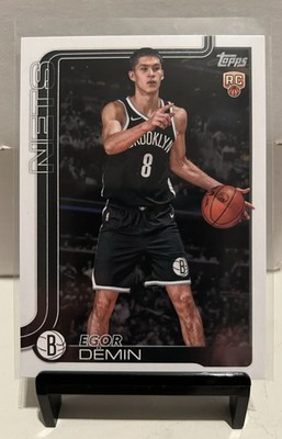 2025-26 Topps #208 Egor Demin (RC) Brooklyn Nets