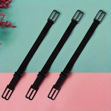 3pc Bra Strap Holder Nonslip Elastic Adjustable Band Strap Racer Back Clip Women