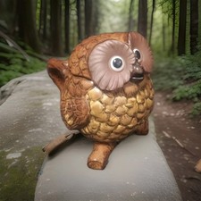 Théière Chouette Grès Du Japon Vaisselle Zoomorphe Collection 