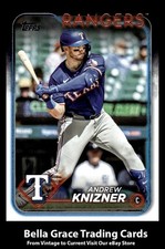2024 Topps Update Andrew Knizner #US89 Texas Rangers MLB Baseball 