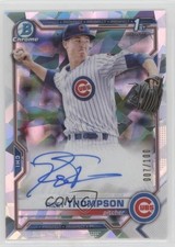 2021 Bowman Chrome Prospects Atomic Refractor 7/100 Riley Thompson Auto 7rd