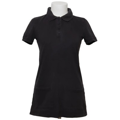 Jobeline, Polokleid, Größe: S, Schwarz, Baumwolle/Elasthan, Einfarbig #khH