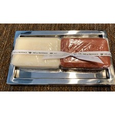 Pre de Provence Pomegranate and Milk Soap Bar 250g 8.8oz ea Tray Lot 2 NEW NWT
