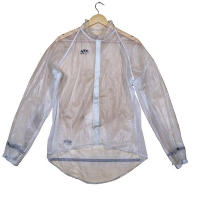 Voler Cycling Rain Jacket Clear Lightweight Size Medium