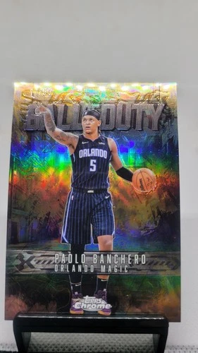 2025 Topps Chrome Paolo Banchero Refractors Gold (RAW)