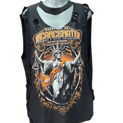 Inkarceration Music Festival Graphic Tank Top Sleeveless Distressed