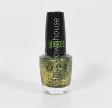OPI Nail Lacquer HRR09 OZITIVELY ELPHABA  - Wicked Collection - green w/gold