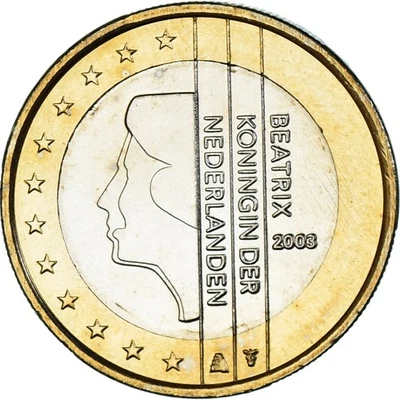 [#368982] Niederlande, Euro, 2003, Utrecht, UNZ, Bi-Metallic, KM:240 - Bild 1 von 2