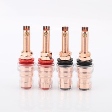 100% Pure Copper Binding Post Speaker Banana ...