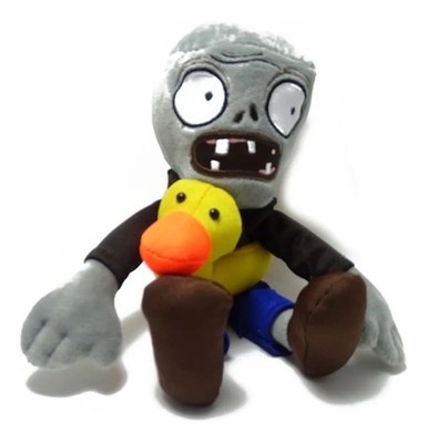 Mexican Plants Vs Zombies Ducky Tube Zombie 12'' Plush Doll Mexico Bootleg Toy