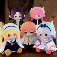 Miss Kobayashi's Dragon Maid Tohru Kanna Kamui Plush Doll Sitting Soft Toy 30cm