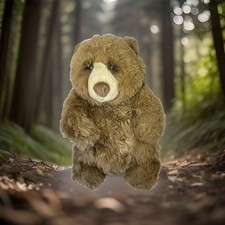 Vintage 12 Inch Dakin Teddy Bear Plush Stuffed Animal 12 Inches Brown Life Like