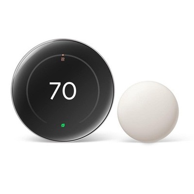 Google Nest Learning Thermostat 4th Gen & Temperature Sensor 2nd Gen - Silver