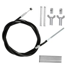 TRX350 Rear Hand Brake Cable Kit Compatible with Fourtrax 300 black-silver