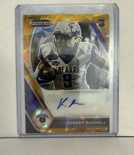 Panini Prizm Draft Picks Gold Cracked Ice Robert Rochell Rookie Auto Bears 2021