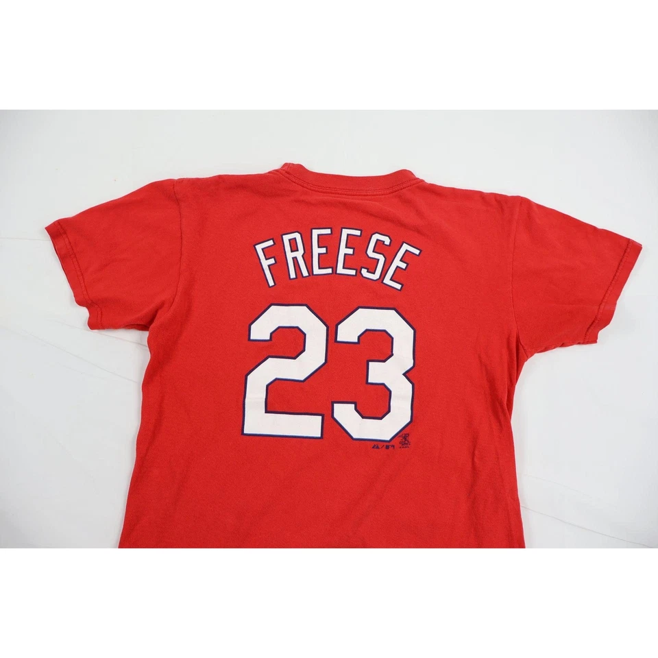 Camiseta Majestic Kids Youth Grande (L) Roja David Freese #23 Cardinals MLB Foto 2 de 4