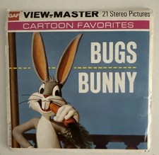View-Master BUGS BUNNY B531, 3 Reel Set Red Tint V9