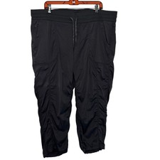 The North Face Pants Women's XXL Aphrodite 2.0 Grey Capris NF0A2UO6 Hiking