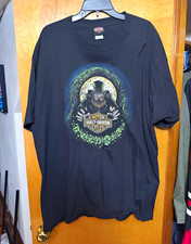 Harley-Davidson Motorcycles Leprechaun Graphic Williamport PA Black T-Shirt 2XL