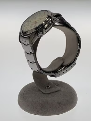 Seiko Alpinist 8F56-00D0 Titanium Quartz Men's Watch Ivory Dial