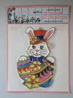 Vintage New Design Inc Crystalline Easter Bunny Eggs Sun Catcher Sealed NOS