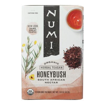 Numi Honeybush Bushman's Brew - 18 Tea Bags - Case Of 6
