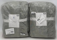Pottery Barn Kids Evelyn Ruffle Trim Panel BLACKOUT Drape 2 44 108 Sage Green