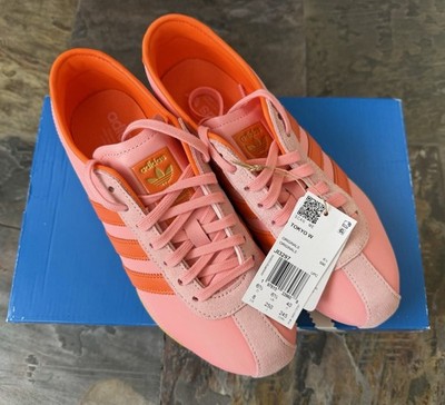 Size 9.5 - adidas Tokyo Semi Pink Spark Orange W JI3297 | eBay