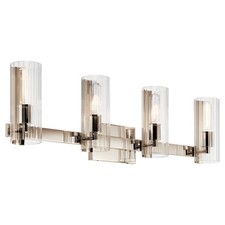 Kichler 55169 Jemsa 4 Light 32"W Vanity Light - Nickel