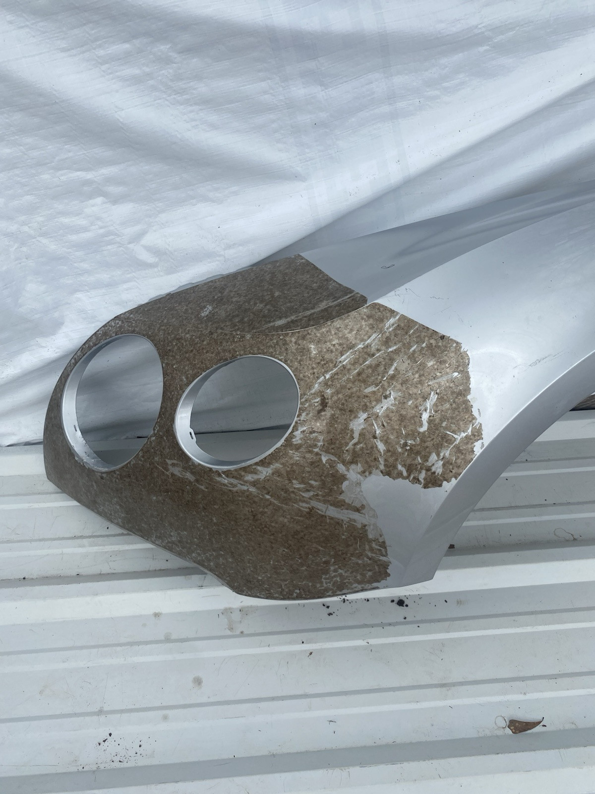 2012-2015 Bentley Continental GT GTC Front Driver/Left Silver OEM Fender Panel!