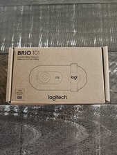 Logitech Brio 101 Webcam Full HD 1080p with Auto Light Balance, Black - New