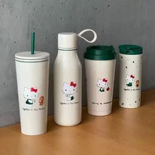 NEW 2025 Sta-rbucks Hello Kitty 50th Anniversary Cup 473ml/16Oz Gift