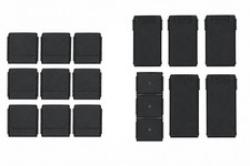 lot of 9x3x6 Milwaukee Organizer Dividers Plastic Parts Storage Inser open box