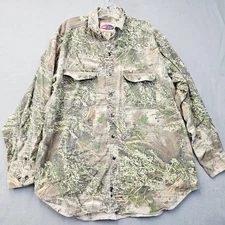 Wrangler Pro Gear Advantage Max 1 Camo Shirt Button Size XL Long Sleeve 17-17.5"