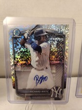 2025 Bowman - Chrome Prospect Autographs Richard Matic  Speckle Refractor /299