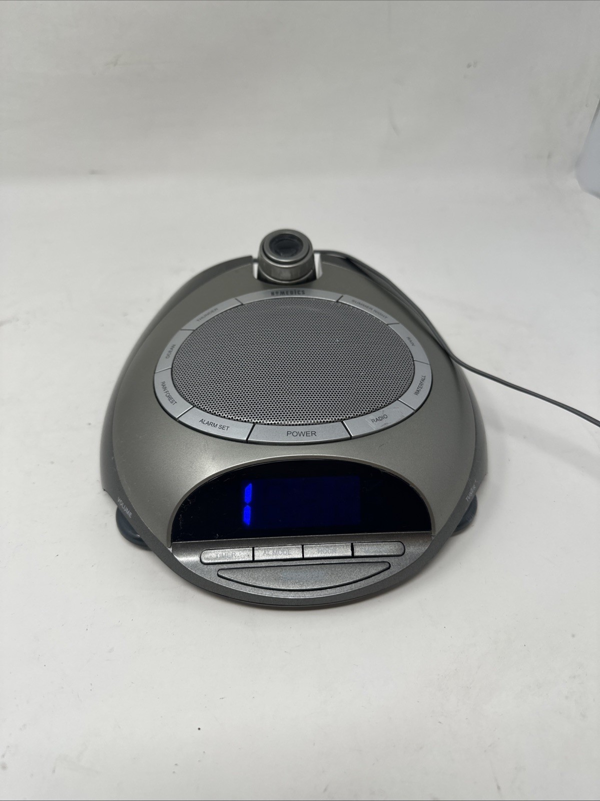 Homedics Sound Spa Radio Works AM/FM Clock Radio With Time Projection SS 4500