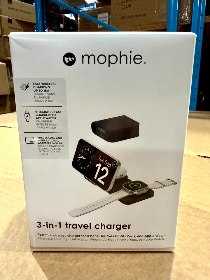 Brand New Sealed Mophie 3 in 1 Travel Charger Gen 3 For iPhone 17 - RRP £149.95 - Image 2 of 4