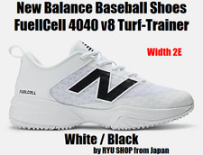 New Balance Baseball Shoes FuellCell 4040 v8 Turf Trainer T4040TW8 2E White