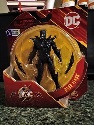 Spin Master DC The Flash Movie Dark Flash 4  Action Figure 1st Edition!