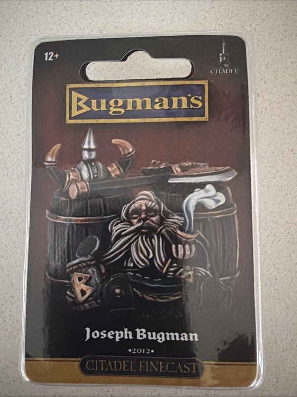 Joseph Bugman &Beer Barrels Finecast Dwarf Miniature Warhammer World UK BNIB