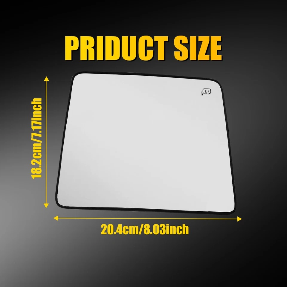 Espejo retrovisor de remolque superior de vidrio sin calefacción para pasajero 08-16 SUPER DUTY F250 350 550 Foto 3 de 4